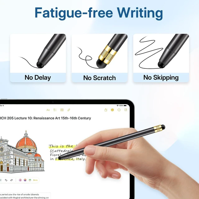 Alt view image 4 of 7 - Stylus(10 Pcs) Stylus Pen for Touchscreen Stylus Pen for iPad