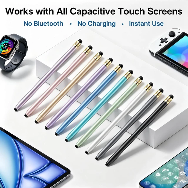 Alt view image 5 of 7 - Stylus(10 Pcs) Stylus Pen for Touchscreen Stylus Pen for iPad