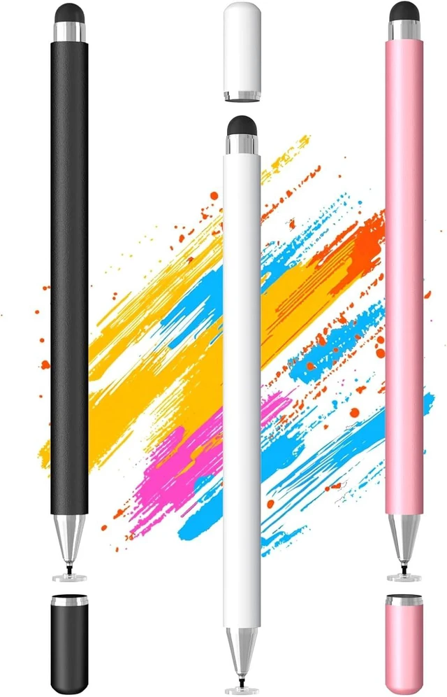 Main image of Stylus Pen for Touchscreen 2-in-1 Stylist Pens 3Pcs Stylus