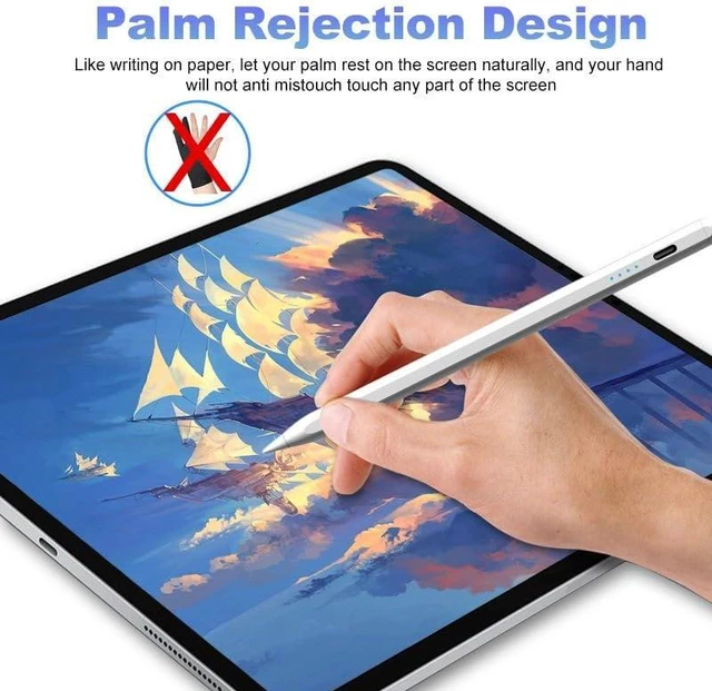 Alt view image 6 of 7 - Stylus Pen Dedicated for iPad W/Palm Rejection&Tilt Sensitivity