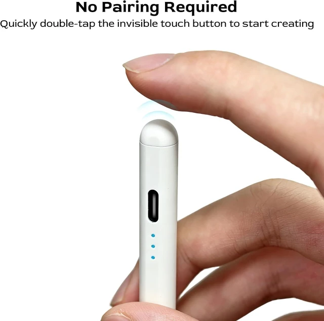 Alt view image 2 of 7 - Magnetic Stylus Pen for iPad 2018-2026 3X Fast Charge iPad Pencil with Tilt Sensitivity & Palm Rejection Pencil Alternative Pixel Precision for iPad A16/11/10 Air Pro Mini USB-C
