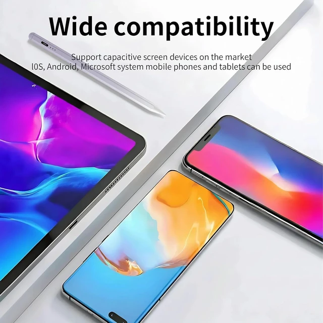 Alt view image 5 of 5 - Stylus Pen Touchscreen Compatible with Android & iOS Phones