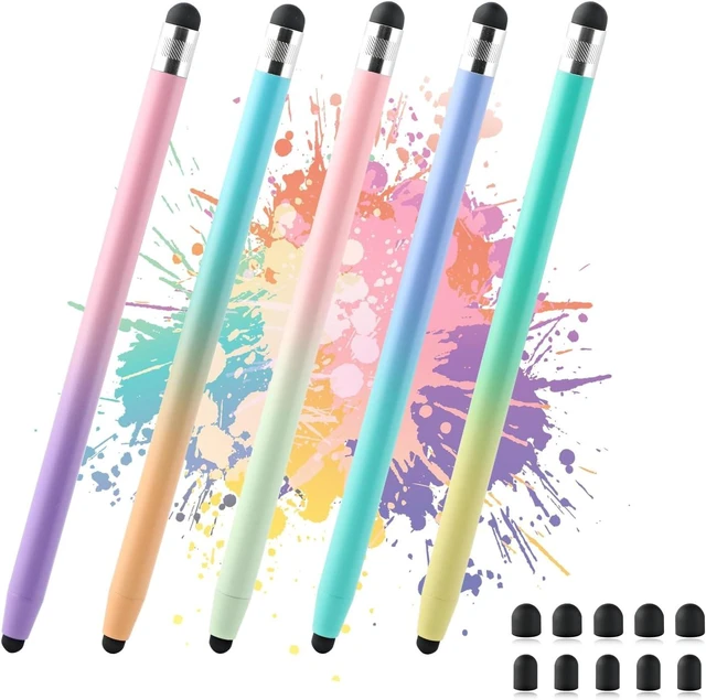 Main image of Stylus Pens(5 Pcs) 2 in1 Stylus Pen for Touch Screen High Precision and Sensitivity Stylus Pen for iPad/iPhone/Android Smartphones and Tablets Compatible with All Touch Screens