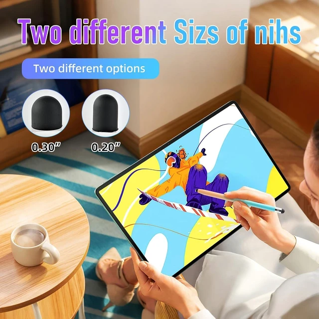 Alt view image 4 of 7 - Stylus Pens(5 Pcs) 2 in1 Stylus Pen for Touch Screen High Precision and Sensitivity Stylus Pen for iPad/iPhone/Android Smartphones and Tablets Compatible with All Touch Screens