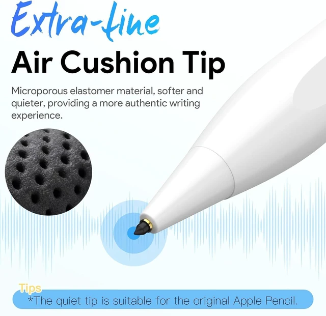 Alt view image 2 of 7 - Stylus Pen for iPad 2018-2026 Ultra-Quiet iPad A16 Pencil