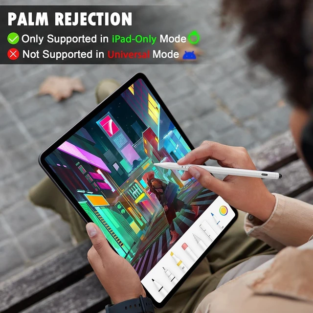 Alt view image 6 of 7 - Stylus Pen for iPad iPhone Touchscreen Android Universal Stylus Pencil