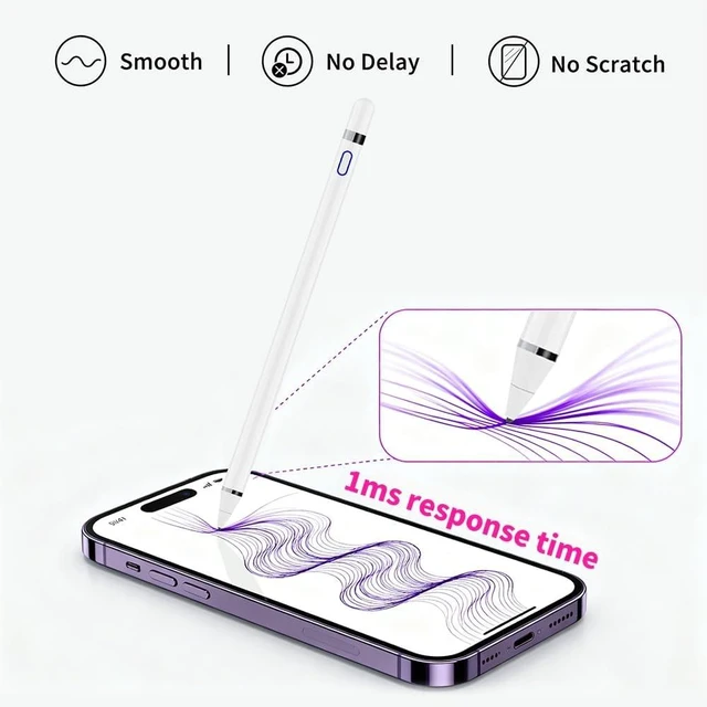 Alt view image 5 of 6 - Stylus Pen for iPhone 13-18 Series: Writes Smoothly for Note-Taking
