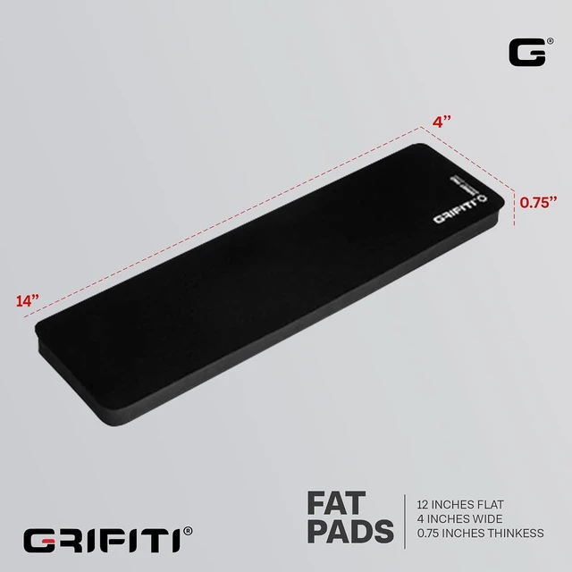 Alt view image 2 of 7 - Fat Wrist Pad 14 X 4 X 0.75 Inch Computer Keyboard Rest Support for Tenkeyless Ergonomic Gaming Wrists Rests Pads - Desk Keyboards Resting Accessories for Carpal Tunnel (Black Nylon)