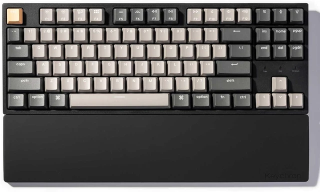 Main image of Ergonomic Silicone Wrist Rest for K8 / K8 Pro / K8 Max / K8 HE/ C1 / C1 Pro / L4 14.09 Honeycomb Non-Slip Palm Rest 80% TKL Mechanical Keyboards Support with Typing Pain Relief