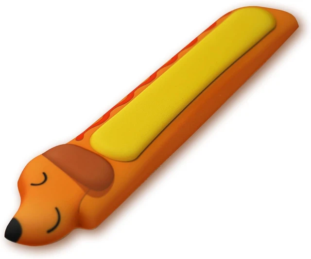 Alt view image 2 of 6 - Dachshund Wrist Rest Ergonomic Keyboard Palm Support