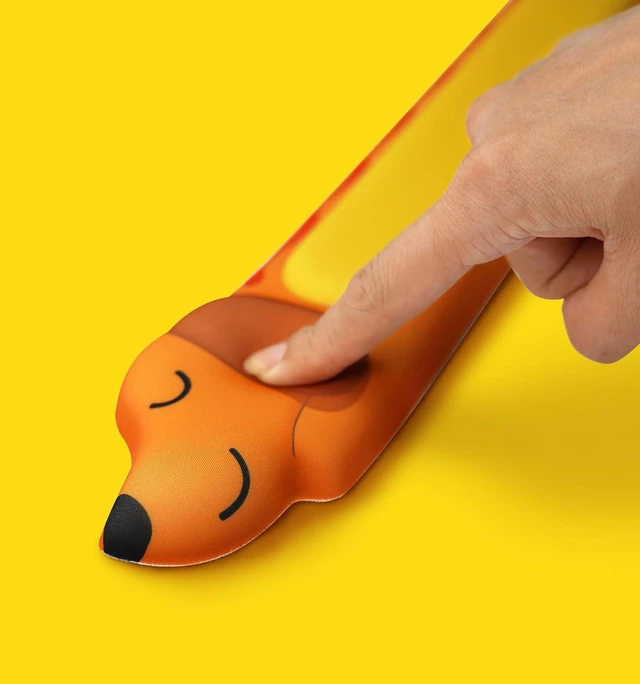 Alt view image 3 of 6 - Dachshund Wrist Rest Ergonomic Keyboard Palm Support