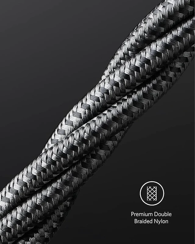 Alt view image 6 of 6 - USB C to USB C Cable 60W Fast Charging Cable (2-Pack 1 ft Black)