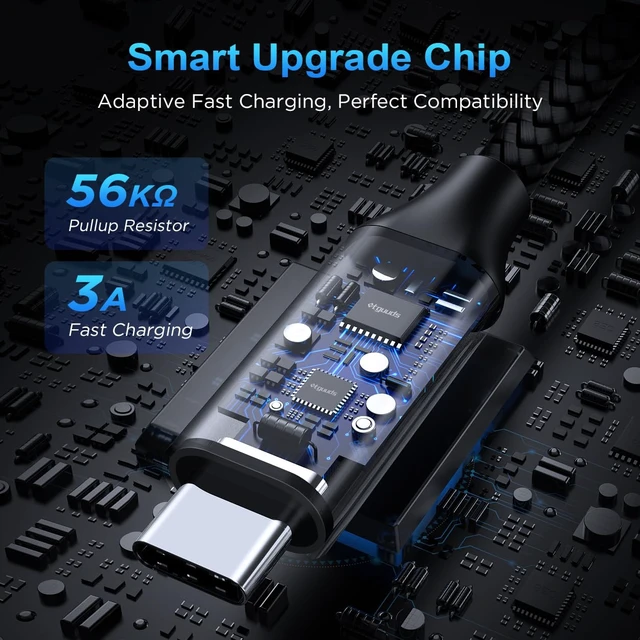 Alt view image 3 of 7 - USB to USB C Cable 1ft 2-Pack USB A to USB C Charger Cord Type C