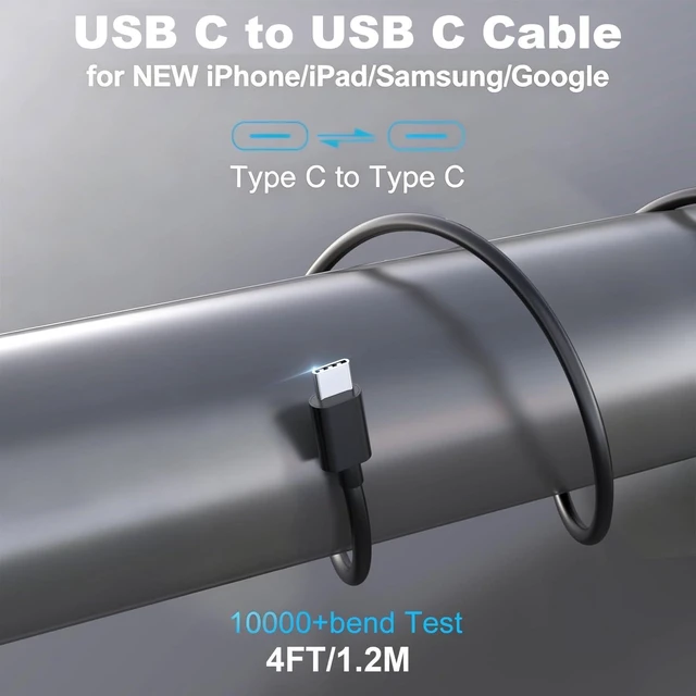 Alt view image 6 of 7 - 63W USB C Car Charger with Cable for Google Pixel 10 Pro XL 10A 9 9A 8 8A 7 6 5 Galaxy A24 A14 A53 5G A33 A23 A13 A52 A32 A42 A04 A05 A06 Z Filp 4 5 6 7 12V Cigarette Lighter Adapter USB C 45W