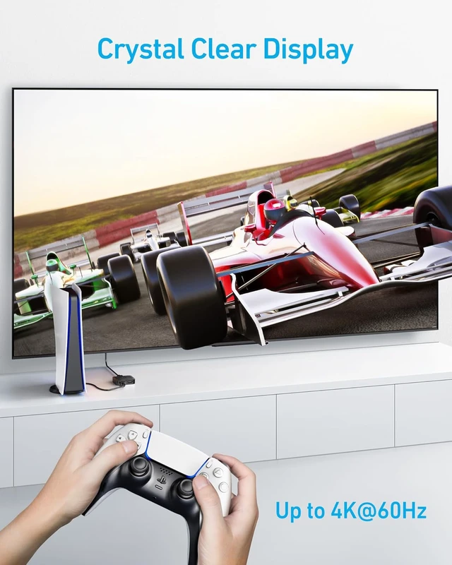 Alt view image 4 of 6 - HDMI Switch 2 in 1 Out HDMI Switcher Monitor Switch with 4K@60Hz