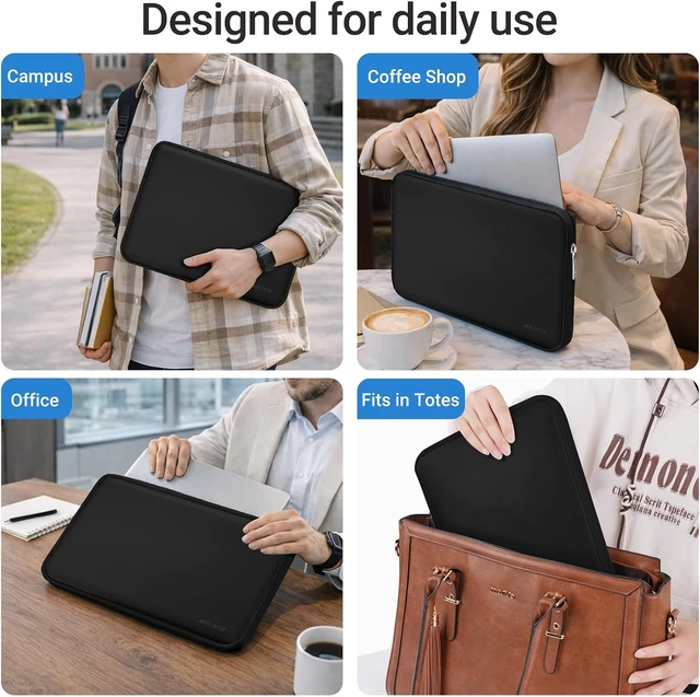 Alt view image 7 of 7 - Laptop Case 13.3 inch 13-13.3 inch Laptop Sleeve with Small Case