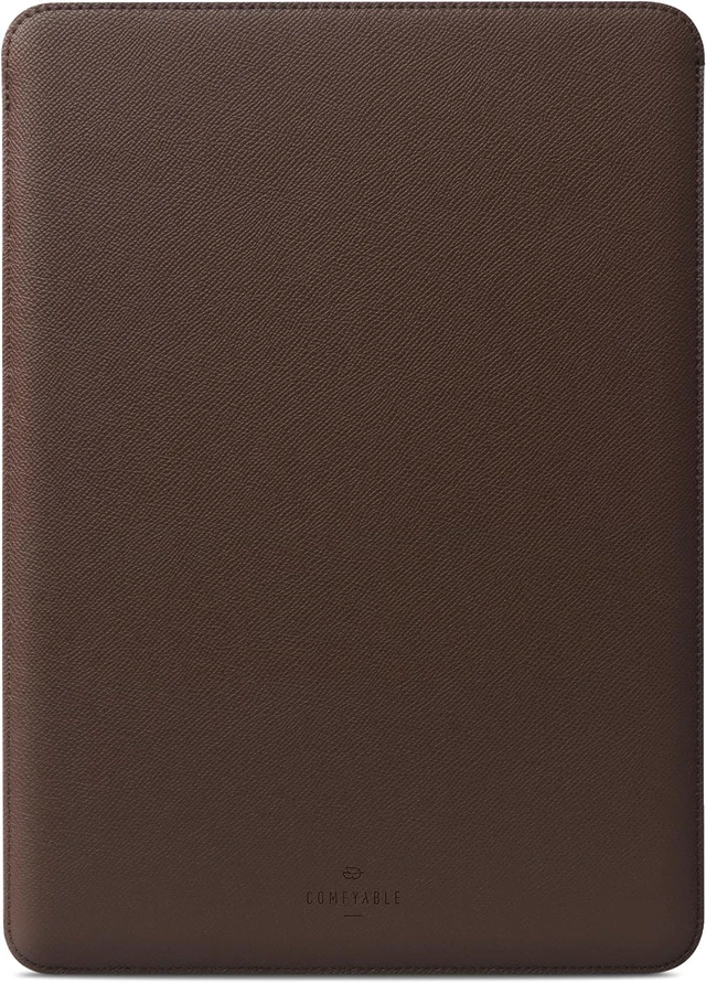 Main image of Laptop Sleeve 14 Inch Precisely Compatible with MacBook Pro M5 M4 M3 M2 Pro/Max 2026-2021 Faux Leather Cover Case 14 in Coffee