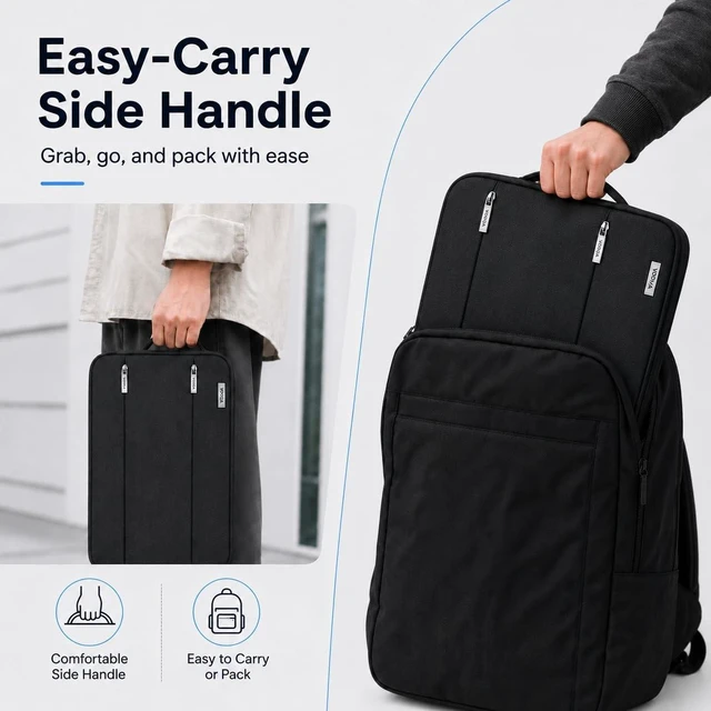Alt view image 6 of 7 - 13.3-13 Inch Laptop Sleeve Laptop Case MacBook Case Black