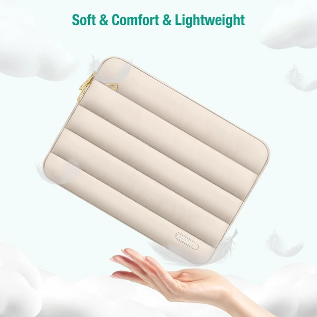 Alt view image 5 of 7 - Laptop Case 13.3 inch 13-13.3 inch Puffy Laptop Sleeve Carrying Case