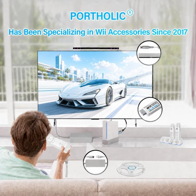 Alt view image 7 of 7 - Wii to HDMI Converter 1080P for Full HD Device Wii HDMI Adapter with 3 5mm Audio Jack&HDMI Output Compatible with Wii Wii U HDTV Monitor-Supports All Wii Display Modes 720P NTS