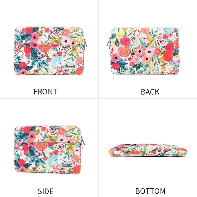 Alt view image 4 of 6 - Canvaslife Garden Rose Waterproof Patten Laptop Sleeve 14 inch 14.0 inch Laptop case Bag