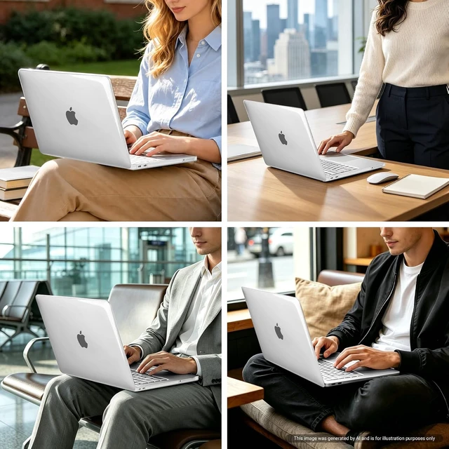 Alt view image 6 of 7 - Compatible with MacBook Neo Case 13 inch 2026 A3404 A18 Pro Chip