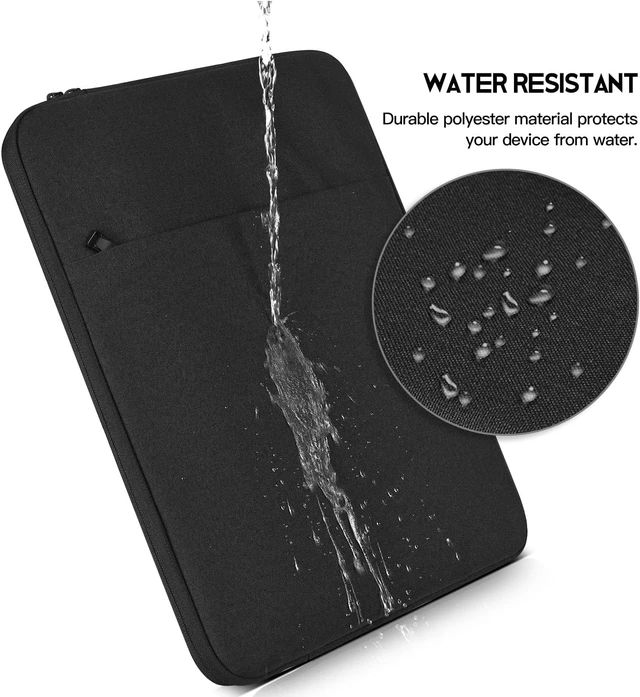 Alt view image 6 of 7 - 17.3 inch Laptop Sleeve Case Water-Resistant Computer Bag Accessory Pocket