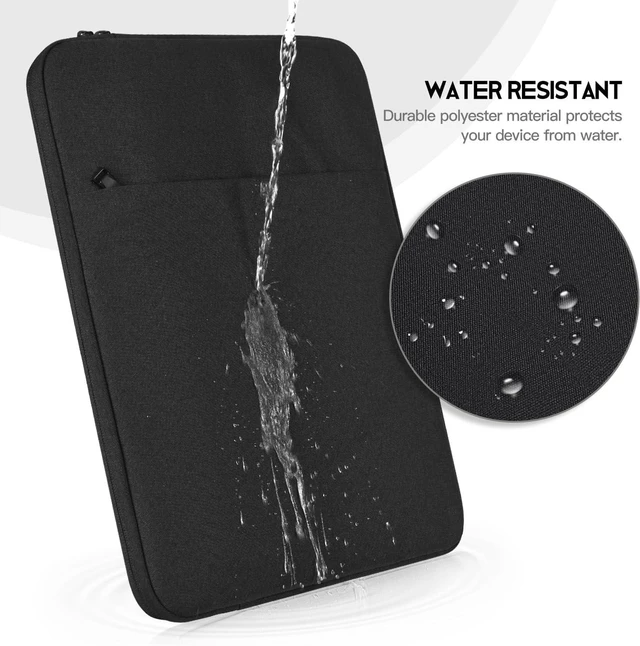 Alt view image 5 of 7 - Portable Monitor Case 18.5 inch Padded Shockproof Protective Carrying Sleeve for Most 18.5 Portable Monitors Water-Resistant Monitor Display Bag Cover with Accessory Pocket -Black
