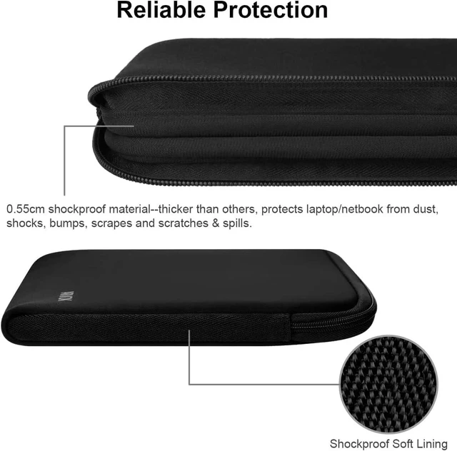 Alt view image 4 of 7 - 15 15.6 16 inch Laptop Sleeve Ultra-Thin Case MacBook pro 16 inch Sleeve Water-Resistant Notebook Computer Pocket Tablet Briefcase Carrying Bag Pouch Skin Cover for ////