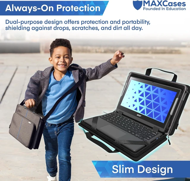 Alt view image 5 of 7 - Explorer Case for 14in Laptop & Chromebook - Molded Fit Pocket