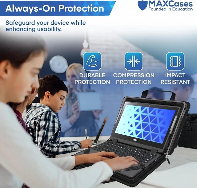 Alt view image 7 of 7 - Explorer Case for 14in Laptop & Chromebook - Molded Fit Pocket