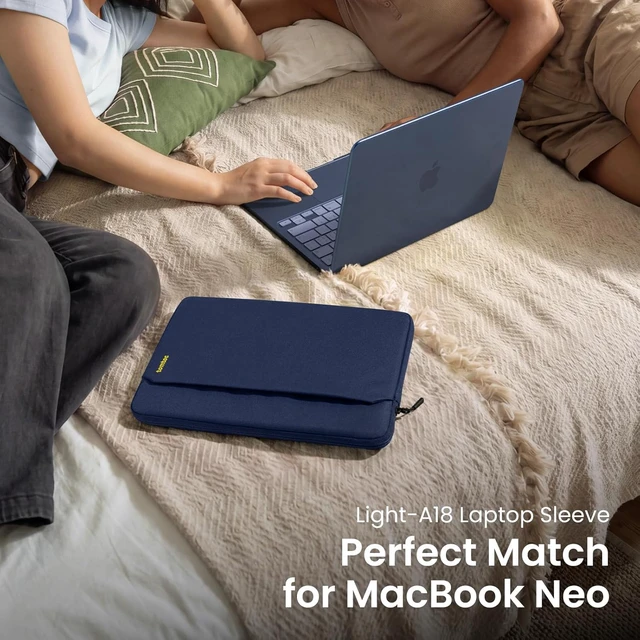 Alt view image 2 of 7 - Slim Laptop Sleeve Case for 13-inch MacBook Neo