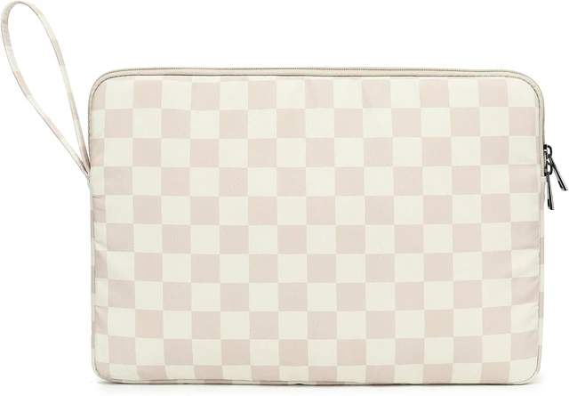 Alt view image 3 of 7 - Laptop Sleeve 14 inch 14.0 inch Laptop case Bag (Khaki Checkered 14 inch)