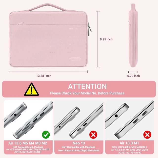 Alt view image 2 of 7 - Compatible with MacBook Air 13 inch Case M5 2026 M4 M3 M2 2025-2022
