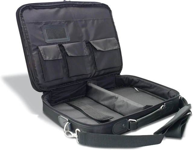 Alt view image 3 of 7 - Padded Clamshell Notebook Carrying Case for 15.4 Inch Laptops TA-NC1