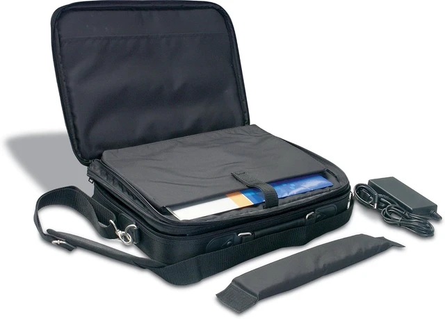 Alt view image 4 of 7 - Padded Clamshell Notebook Carrying Case for 15.4 Inch Laptops TA-NC1