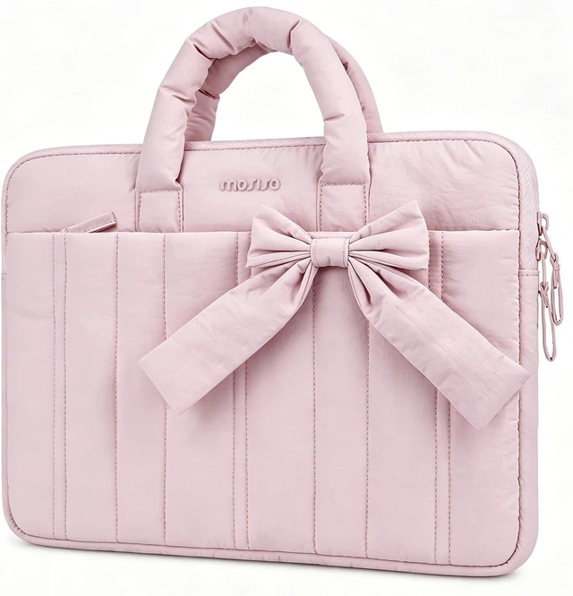 Main image of Laptop Case 13.3 inch 13-13.3 inch Puffy Laptop Sleeve Pink