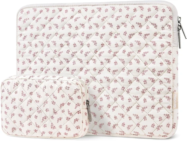 Main image of Laptop Case 13.3 inch 13-13.3 inch Puffy Laptop Sleeve Bag Pink