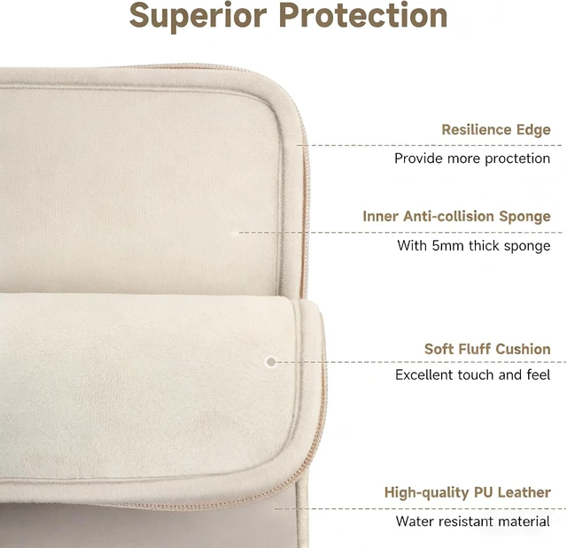 Alt view image 2 of 7 - Laptop Case 15 inch 15-15.6 inch Laptop Sleeve Computer Bag