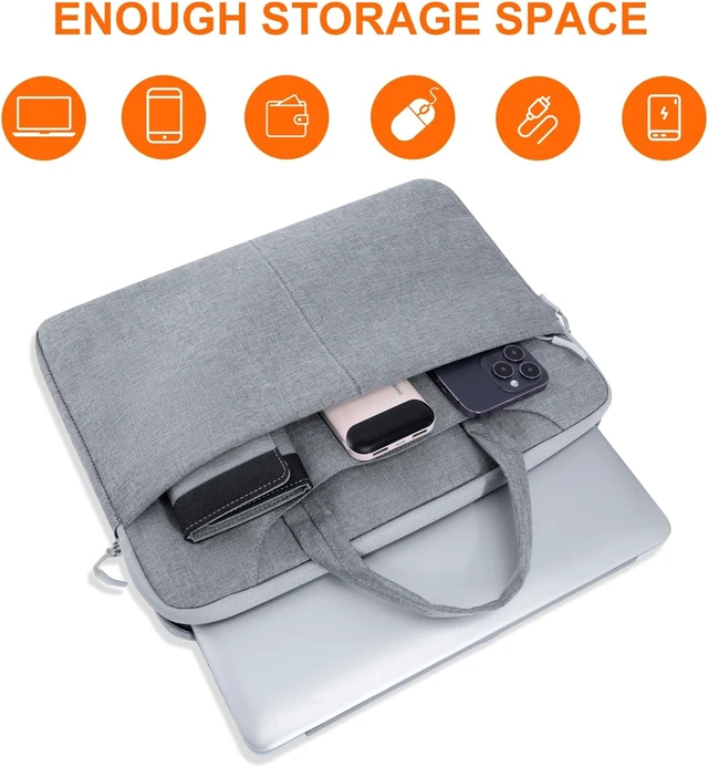 Alt view image 6 of 7 - Laptop Bag Shockproof Protective Laptop Case Lightweight Computer Sleeve