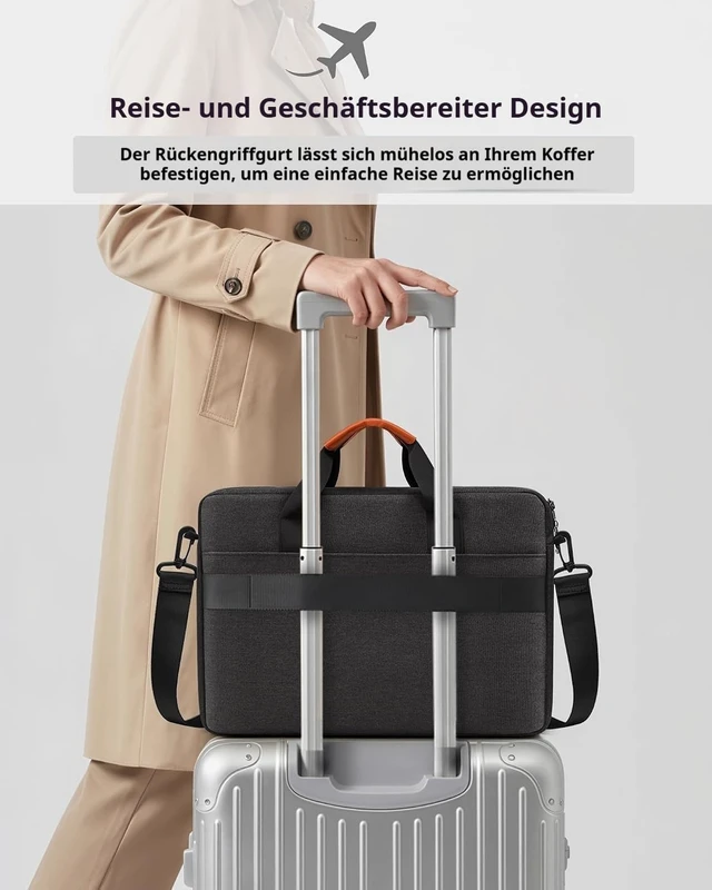 Alt view image 5 of 7 - 15 15.6 16 inch Laptop Bag Carrying Case