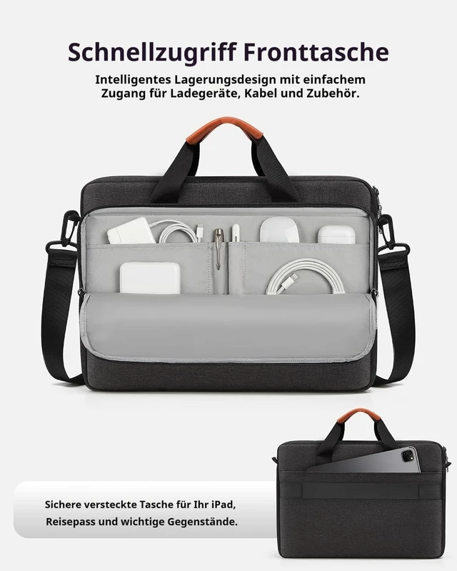Alt view image 7 of 7 - 15 15.6 16 inch Laptop Bag Carrying Case