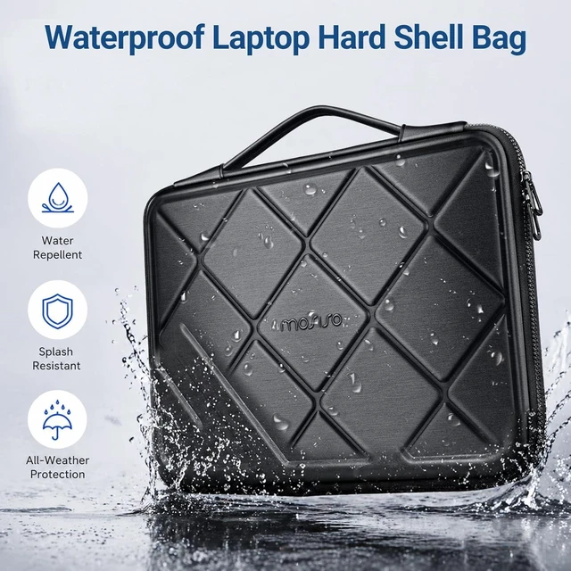 Alt view image 4 of 7 - Laptop Case 16 inch 15-15.6 inch Shockproof EVA Laptop Sleeve Bag