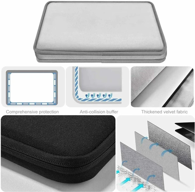 Alt view image 3 of 6 - Laptop Case 13.3 Inch Sleeve with Side Pocket B01K01