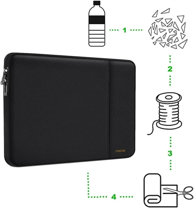 Alt view image 6 of 6 - Laptop Case 13.3 Inch Sleeve with Side Pocket B01K01