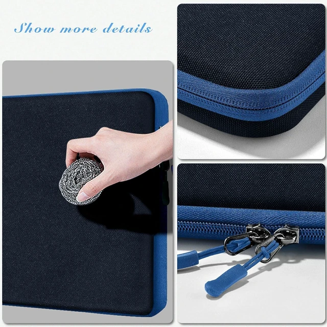 Alt view image 4 of 6 - Laptop Case 15.6 16 Inch Sleeve with Side Pocket B02K03