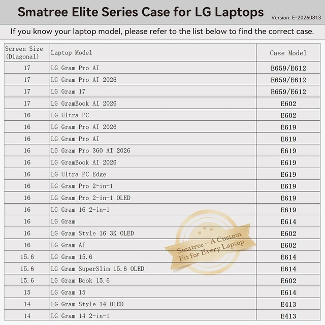 Alt view image 2 of 7 - Laptop Sleeve for 17 inch LG gram 17/Pro AI/Pro AI 2026