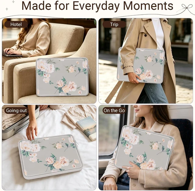 Alt view image 7 of 7 - Laptop Case 13.3 inch 13-13.3 inch Laptop Sleeve with Small Case