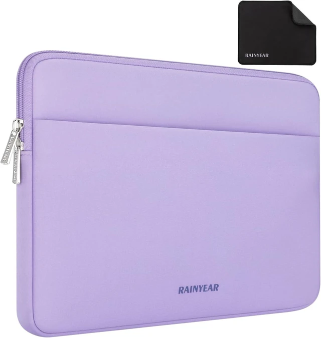 Main image of RAINYEAR Laptop Sleeve Case 13.3 Inch Portable Case with Pocket Purple