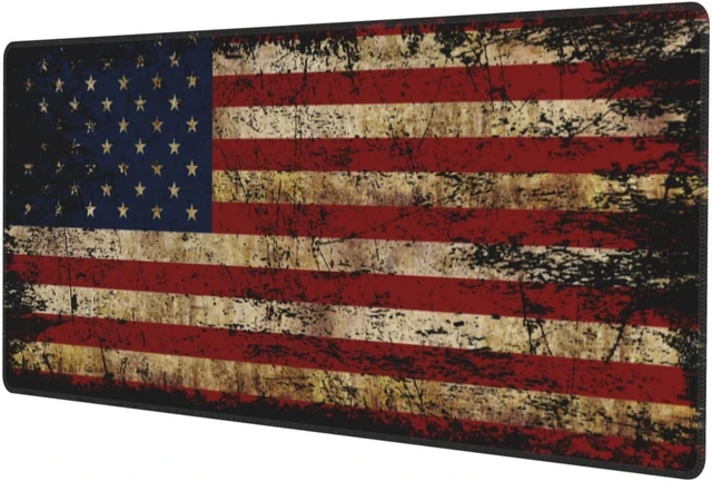 Main image of American Flag Gaming Mouse Pad XXL Large Desk Mat Keyboard Pad